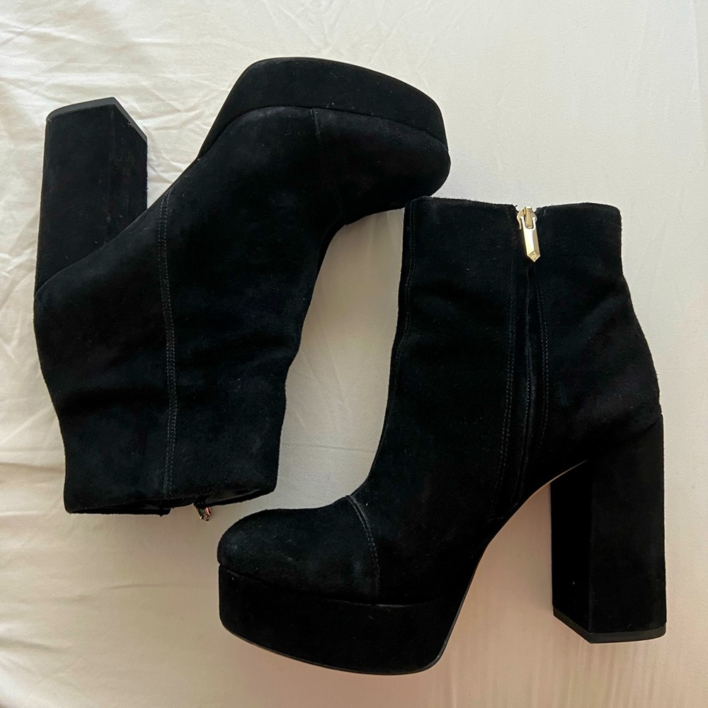 Sam Edelman Suede Platform Booties